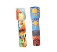 KICHOUSE 2Pcs Educational Kaleidoscope for Favors Cartoon Patterns Enhance Imagination Thinking Skills for Birthdays and Learning Activities