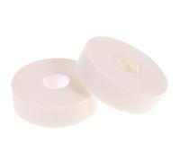KICHOUSE 2pcs Eyelash Grafting Isolation Tape White Foam Adhesive Patches for Easy to Peel and Isolate Upper and Lower Eyelashes for Extension Procedure