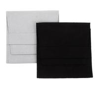 KICHOUSE 2pcs Flannel Jewelry Organiser Pouch for Storing Small Things and Organizing Small Items, Suitable for Jade and Jewelries, for Party and Wedding Use