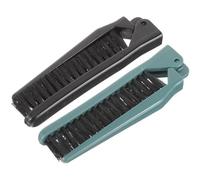 KICHOUSE 2pcs Foldable Hair Styling Comb Double-sided Travel Comb for Women and Men Portable Hair Brush with Fine and Wide Teeth for Detangling