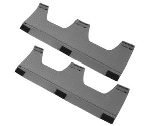 KICHOUSE 2pcs Hard Hat Sweat Bands Reusable Comfortable Washable Faux Leather and Sponge Sweatband Liners with Snap Clip for Safety Helmets Simplicity Fashion Style