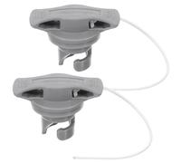 KICHOUSE 2pcs Inflatable Boat Valve Caps with Strong Sealing and Anti-leakage Features, Sturdy Pvc Material, Suitable for Kayak and Dinghy Use, Air Cover Accessories for Water Sports