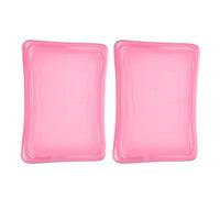 KICHOUSE 2pcs Inflatable Floating Tray Pool Party Drink Holder Pink Pvc Ice Cooler Tray Beverage Salad Bar Float for Outdoor Swimming Pool Supplies
