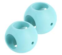 KICHOUSE 2pcs Laundry Hair Removal Catcher Washing Machine Balls Multi-purpose Strong Design Tpr Washing Machine Lint Catchers and Dryer