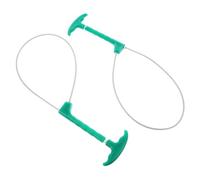 KICHOUSE 2pcs Livestock Catcher Pole for Pigs and Cattle with Switch, Easy to Use Animals Catch Tool Made of Steel and Pp, for Farm Use and Pig Farming