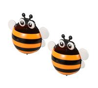 KICHOUSE 2pcs Magnetic Pen Holder Ladybug Locker Organizer Remote Control Plastic Cup Magnet Shelf For Marker Fridge Whiteboard Locker Accessories
