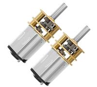 KICHOUSE 2Pcs N20 Micro Metal Reduction Motor 8Mm D Shaft 3-6V High Torque Speed Reduction Motor for Rc Model DIY