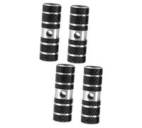 KICHOUSE 2pcs Pair Mountain Bike Accessories Aluminum Alloy Stunt Pedals Bike Pegs Quick Release 9.5mm 10mm Axle Fit