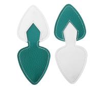 KICHOUSE 2pcs Portable Guitar Pick Holder Bag with Quick Access Slot for Fast Pick Swap, Pu and Metal Material Storage Case Suitable for Guitarists and Musicians During Concerts and Casual