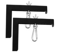 KICHOUSE 2pcs Projector Stand Bracket Wall Mount Adjustable for Projector Screen Bracket Design Wall Hanging Hook for Home Cinema Setup