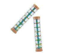 KICHOUSE 2Pcs Rain Stick Plaything for Creative Musical Instrument Imitates Rain Sound Enhances Grasping Skills Safe and Non Toxic Educational for Boys