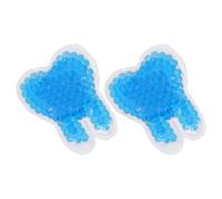 KICHOUSE 2pcs Reusable Cold Compress Cooling Packs for Headaches Ice Pouch for Injuries Instant Cold Therapy for Teeth Travel Ice Packs for Pain Relief