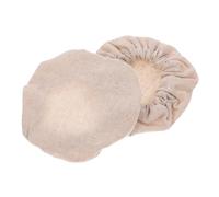 KICHOUSE 2pcs Reusable Wide Mouth Jar Cloth Covers for Kitchen Bottles and Glass Storage Jars Washable Canning Lids Replacement Set for Fermentation and Food Storage