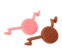 KICHOUSE 2pcs Silicone Smile Mouth Trainer Lips Exerciser Facial Muscle Tightener for Firming and Facial Workout, Portable Smile Corrector Mouth Exercise Tool for Beauty Care