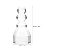 KICHOUSE 2pcs Small Acrylic Roulette Win Marker Reusable Poker Chips Table Wheel Accessory for Game and Spinning Wheel