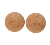 KICHOUSE 2pcs Small Wood Cork Stoppers for Small Bottles and Beverage Jars, Strong Sealing Power Round Ball Shape, for Kitchen Decor and Upscale Restaurant Settings