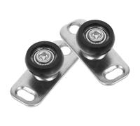 KICHOUSE 2pcs Stainless Steel Floor Mount Door Guide for Glass Sliding Doors Modern Sl esign for Contemporary Residential Spaces and Office Use