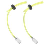 KICHOUSE 2PCS Two Hole Fuel Grommet with Fuel Line Compatible with Earthquake MC43 E43, 3004105 Gas Tank Grommet Assembly, Leak-Proof