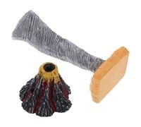 KICHOUSE 2Pcs Volcano Tornado Science Sand Table Decoration Realistic Natural Disaster Models Stem Educational for Classroom Home Interactive Play