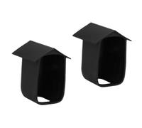 KICHOUSE 2pcs Weatherproof Outdoor Camera Cover for Shockproof Silicone Protector Case with Wide-angle View Easy Install Security Housing for Surveillance