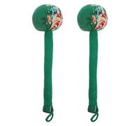 KICHOUSE 2pcs Wormwood Massage Hammer Handheld Herbal Filling Massager for Back Neck and Shoulder Relief Manual Beat Massagers for Home Use