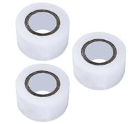 KICHOUSE 3 Rolls Shrink Film Bundling Wrapping Film Polyethylene Stretchable Wear-Resistant Self-Adhesive for Packing Fresh Vegetables in Supermarkets