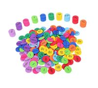 KICHOUSE 3 Set EVA Whole Place Value Discs Educational Math Manipulatives for Classroom and Home Learning Early Childhood Cognitive Skills Development