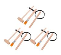 KICHOUSE 3 Sets Excavation Kit Digging Tools with Small Brush for DIY Digging Games and Educational Archaeology Fun