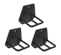 KICHOUSE 3 Sets Resistance Band Wall Anchor Resistance Band Wall Rack Metal Strong and Secure Mounting Adjustable Home Gym Mounting System