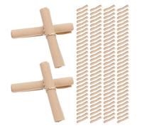 KICHOUSE 300pcs Mini Scroll Paper Pack for Messages in A Bottle, Vintage Kraft Paper Scrolls with Elegant Artistic Design, for Easter Egg Hunt and Special Events