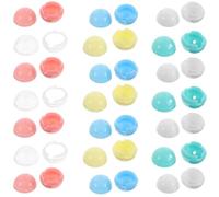 KICHOUSE 30Pcs 25Mm Mini DIY Plastic Capsule Balls Set, Carnival Prize Capsules for Claw Machine Refills and Party Favor Containers