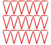 KICHOUSE 30pcs Red Medal Award Lanyards with Snap Clips, Lightweight Polyester Neck Ribbons for Medal Presentation and Academic Recognitions, Versatile Usage for Sports and Meetings