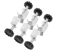 KICHOUSE 3PCS Adjustable Bosshead Clamp Holder Lab Heavy Duty Dual Screw Lab Stand Fixtures for Chemistry Research and Teaching Stable Iron Stand for Versatile Experimental Apparatus