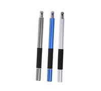 KICHOUSE 3pcs Capacitive Touch Screen Pen for Smartphones Tablets Grey Silver Dark Blue Lightweight Durable Metal Stylus for Handwriting Drawing