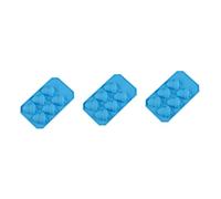 KICHOUSE 3pcs Cell Silicone Acorn Pine Nuts Cake Mold Ice Cube Moulds Jelly Mould Ice Cube Tray Non-Stick Easy to Clean Food-Grade to Random Color