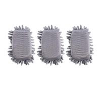 KICHOUSE 3pcs Chenille Whiteboard Duster Set for School and Classroom Use, Washable Chalk Cleaner No Burrs, Sturdy and Effective Board Cleaning Sponge for Teaching Supplies