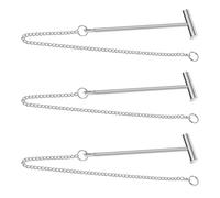 KICHOUSE 3pcs Emergency Fire Call Point Hammer with Anti-Slip Handle for Breaking Alarm Glass Fire Hydrant Button Hammer for Apartment and Commercial Building Safety Response