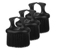 KICHOUSE 3pcs Men Beard Grooming Brushes Finger Ring Handle for Shaping and Gliding through Hair or Beard, Nylon and Abs Material, for Traveling and Outdoor Use