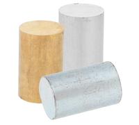 KICHOUSE 3pcs Metal Cylinder Set Copper Iron Aluminum Physics Teaching Aid for Density and Specific Gravity Experiments Science Lab Equipment for Schools and Research