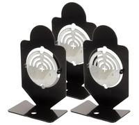 KICHOUSE 3pcs Metal Rotary Shooting Training Targets Compact and Easy to Carry Practice Targets for Shooting Exercise Portable Lightweight Gear