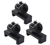 KICHOUSE 3pcs Phone Clamp and Clip Holder for Lightweight Smartphone Fixator for Outdoor Use Easy to Carry Black