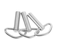KICHOUSE 3pcs Plated Winding Key for Music Box Mechanism Triangle Replacement Knob Metal DIY Accessories for Music Enthusiasts Precision Musical Movement Parts