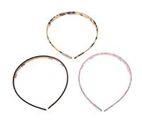 KICHOUSE 3pcs Portable Hair Fixing Tool Headbands for Women, Lightweight Synthetic Material with Assorted Colour, Creative and Elegant Style for Face Washing and Daily Hair Decor