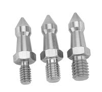 KICHOUSE 3pcs Stainless Steel Tripod Fixing Spike for Camera Monopod and Alpenstock Anti- Replacement Feet Compatible Tripods and Rational Design for Enhanced Stability
