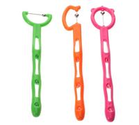 KICHOUSE 3pcs Tongue Trainer Tongue Muscle Stability Exerciser Oral Muscle Coordination Improves Oral Motor Skills Stainless Steel Abs Material Speech Therapy Tool