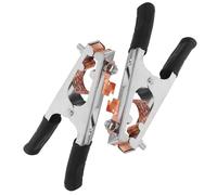 KICHOUSE 3Pcs Welding Work Clamp Ground Wire Clamp High-Temperature Resistance Stable Connection Silver Iron Copper Rubber for Tight Spaces Manual Welder Connection