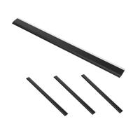 KICHOUSE 4 Pcs Rubber Dust Pan Edge Replacement Strips Durable Garbage Edge Protectors for Efficient Cleaning Adaptive Fit for Household Dustpans Strong and Safe Rubber Material