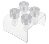 KICHOUSE 4 Sets Lip Gloss Maker Silicone Molds for DIY Lipstick Making Tool with Plastic and Silicone Material, Create Unique Lipsticks at Home for Makeup Training