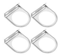 KICHOUSE 4pcs 52mm Gauge Pod Dash Mount Single Hole Iron Meter Holder Bracket for Car Interior Modification with Stable Performance and Easy Installation