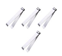 KICHOUSE 4pcs Chicken Hair Remover Fish Bone Pliers 4.3x1.5x0.8inch Stainless Steel Ergonomic Design Compact Tool for Friends Who Love Cooking